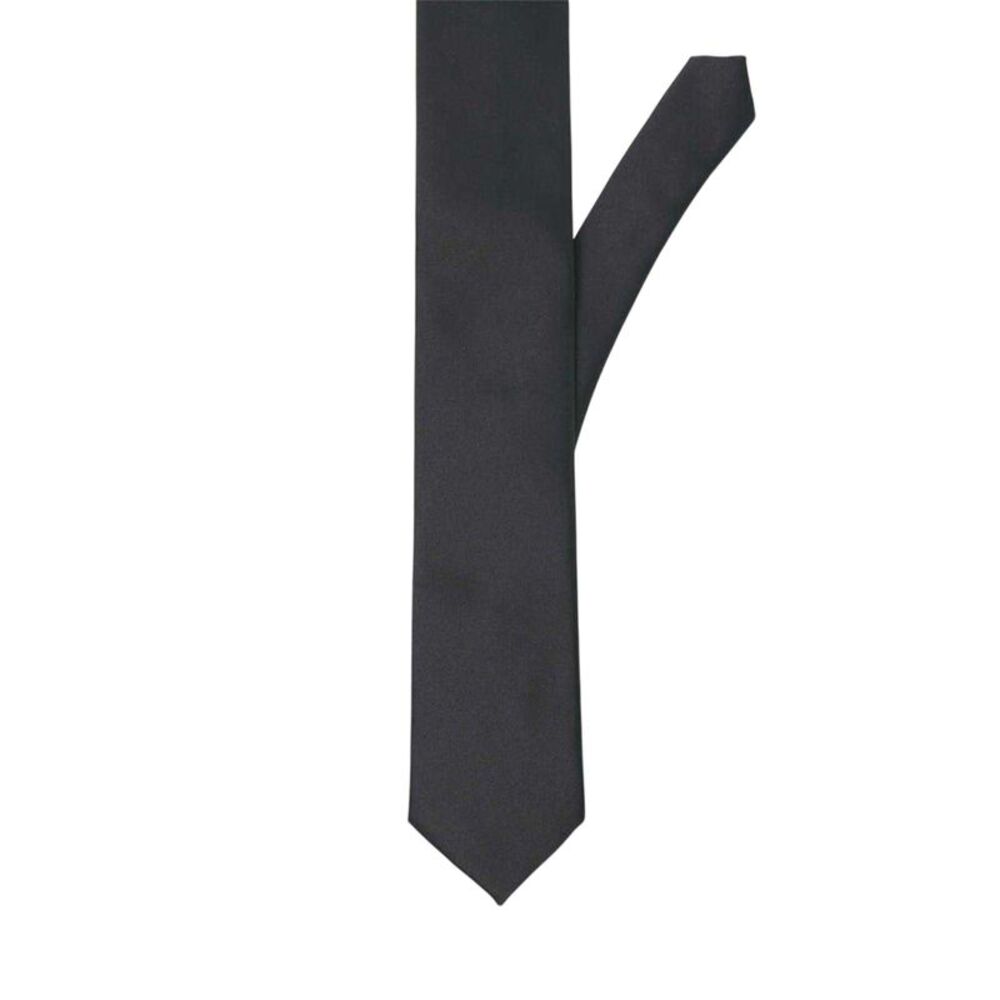Jack And Jones Mens Plain Tie / Black
